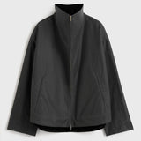 Toteme Zipped Country Jacket in Washed Black