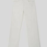 Toteme Twisted Seam Denim Jean in Off White
