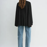Toteme Drawstring Cape in Black