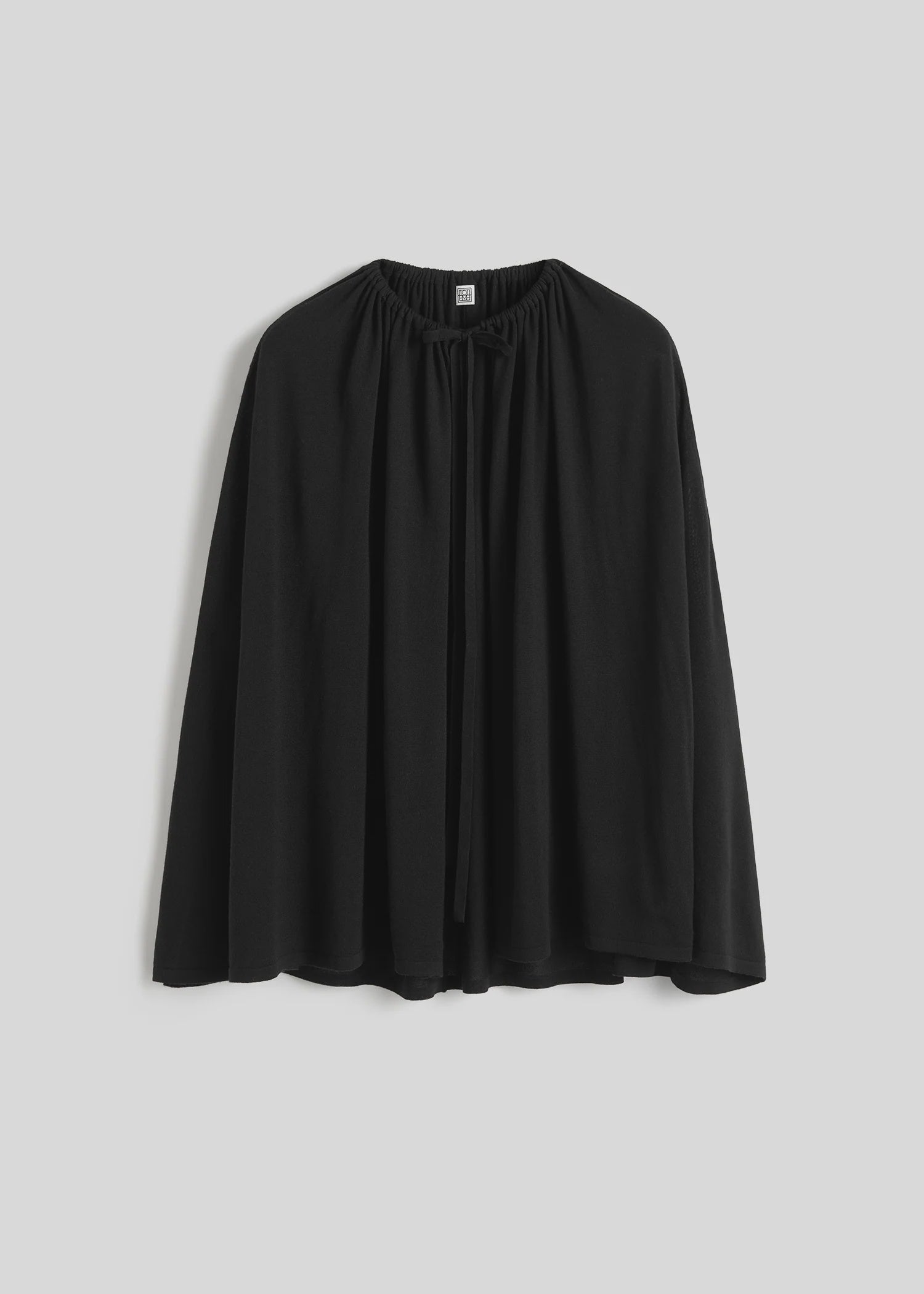 Toteme Drawstring Cape in Black – Denim Iniquity