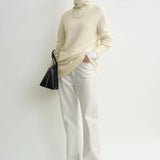 Toteme Cashmere Turtleneck in Ecru