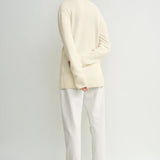Toteme Cashmere Turtleneck in Ecru