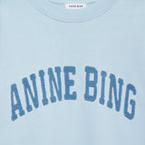 Anine Bing Miles Sweatshirts in Pale Blue