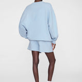 Anine Bing Miles Sweatshirts in Pale Blue