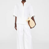Anine Bing Coco Shirt in Ivory