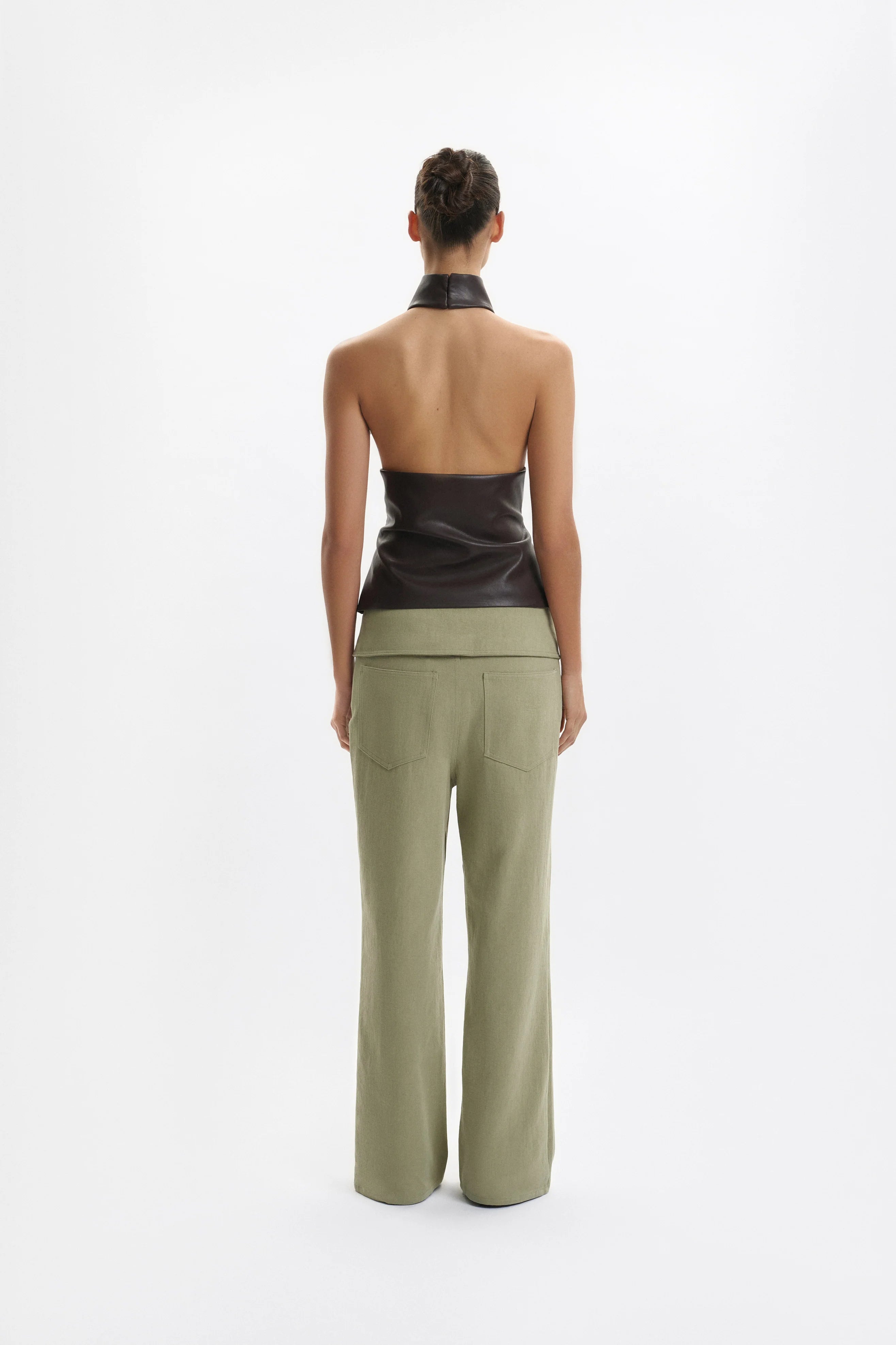One of Others Fabrino Jean in Moss - styled look