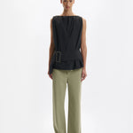 One of Others Noro Top in Black - side view