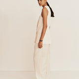 Esse Studios Portia Tailored Trouser - Crema