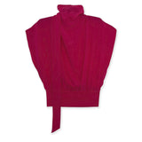 Esse Studios Illi Cowl Top in Crimson