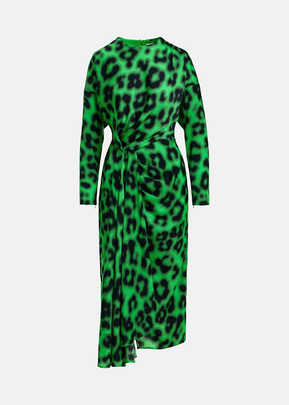 Essentiel Antwerp Elisha Dress - Green Kelly
