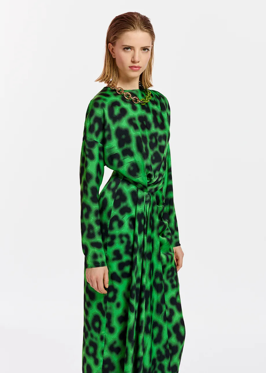 Essentiel Antwerp Elisha Dress - Green Kelly