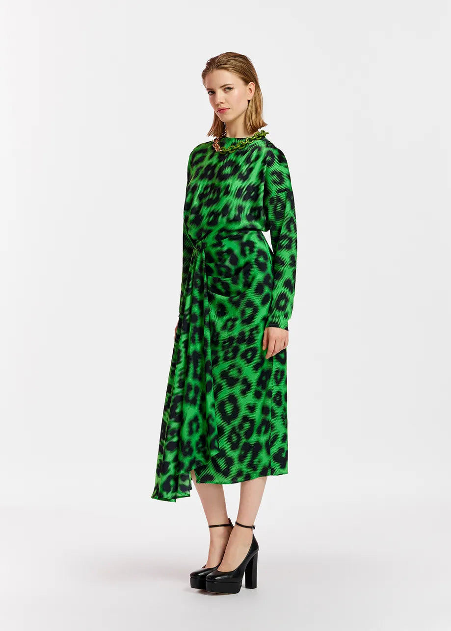 Essentiel Antwerp Elisha Dress - Green Kelly