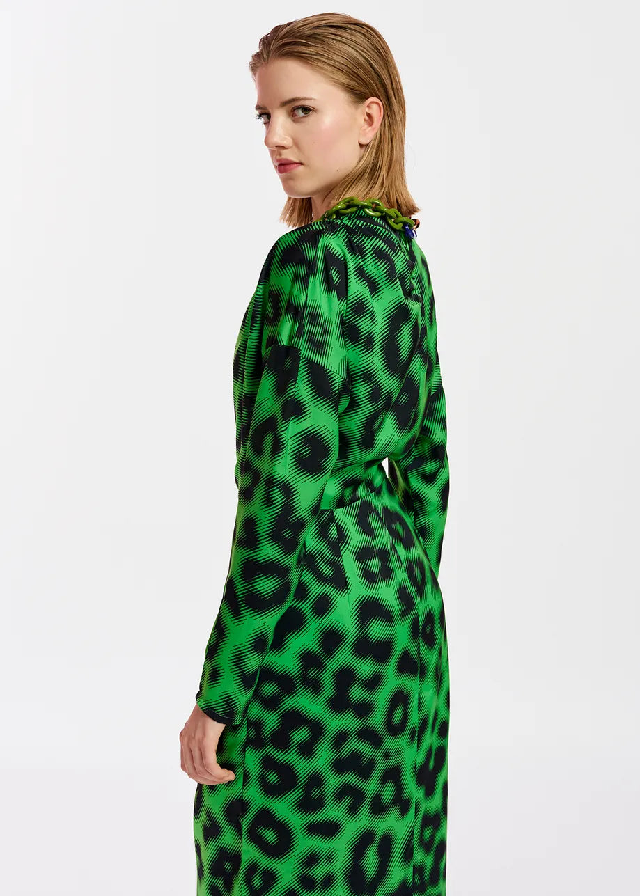 Essentiel Antwerp Elisha Dress - Green Kelly