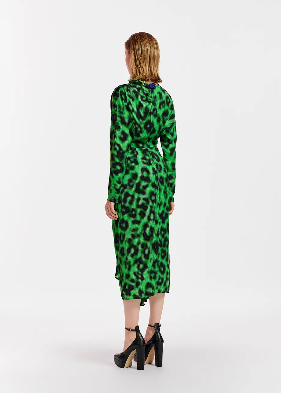 Essentiel Antwerp Elisha Dress - Green Kelly