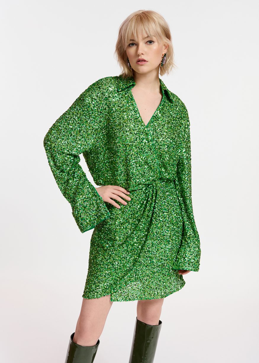 Essentiel Antwerp Entire Dress - Green Kelly