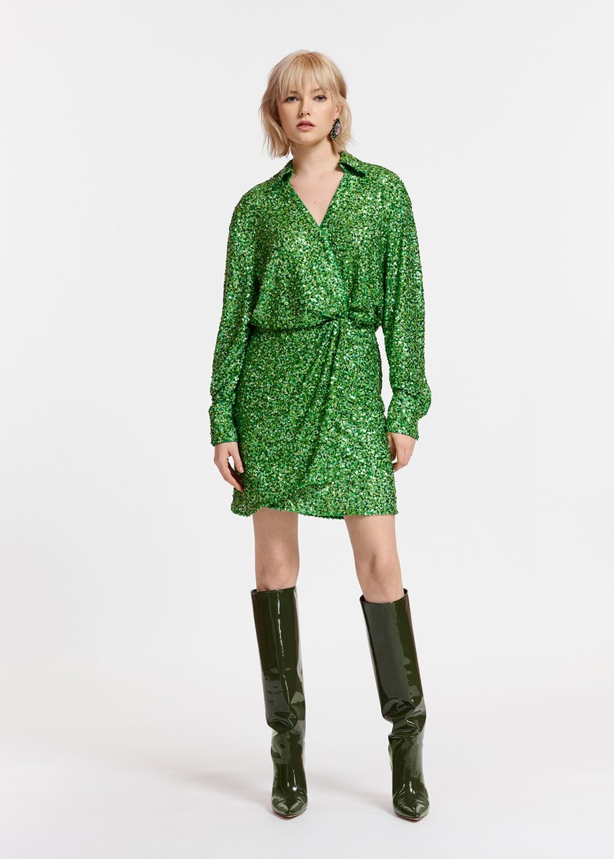 Essentiel Antwerp Entire Dress - Green Kelly