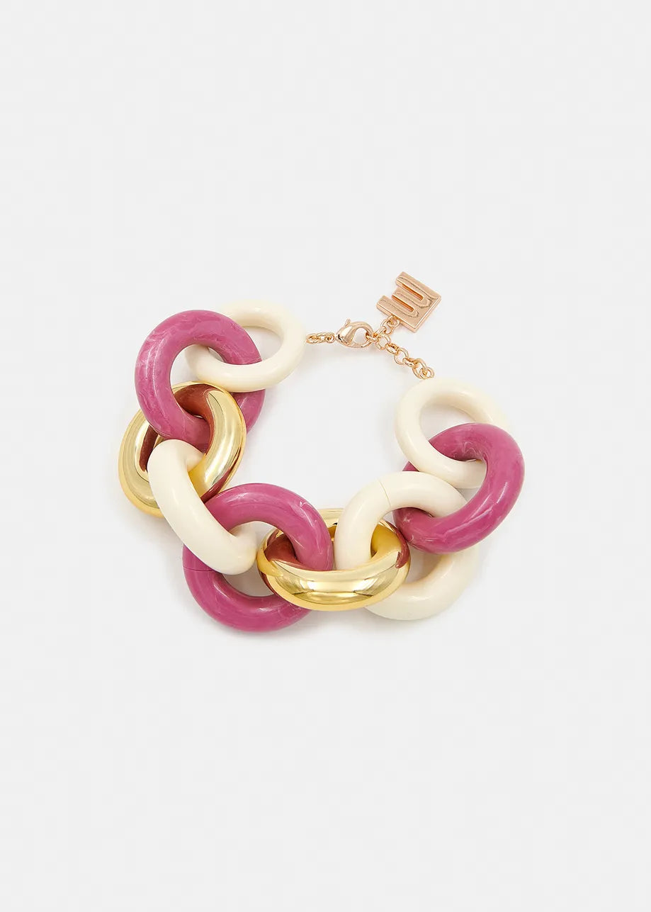Essentiel Antwerp Fenix Bracelet - Gold/Pink