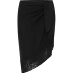 Matteau Fringe Sarong in Black