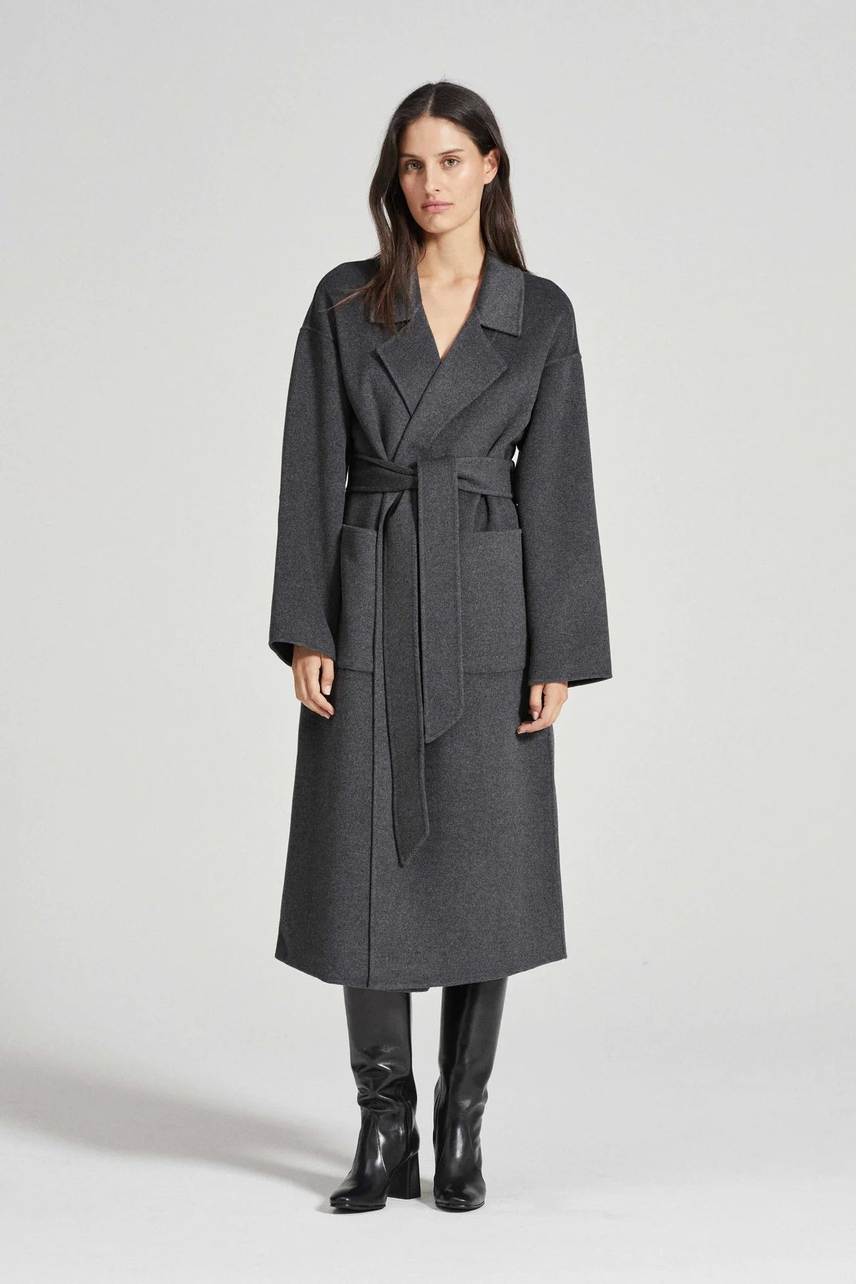 Camilla Coat | Grey Marle