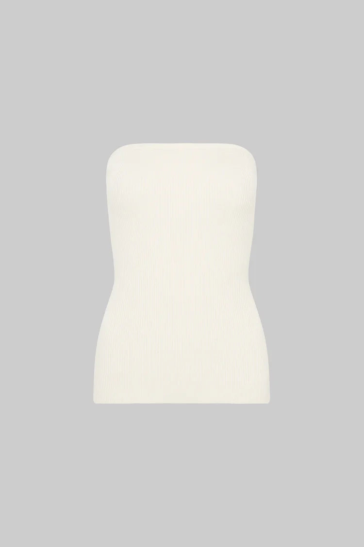 Friends with Frank Alma Bandeau Top - White