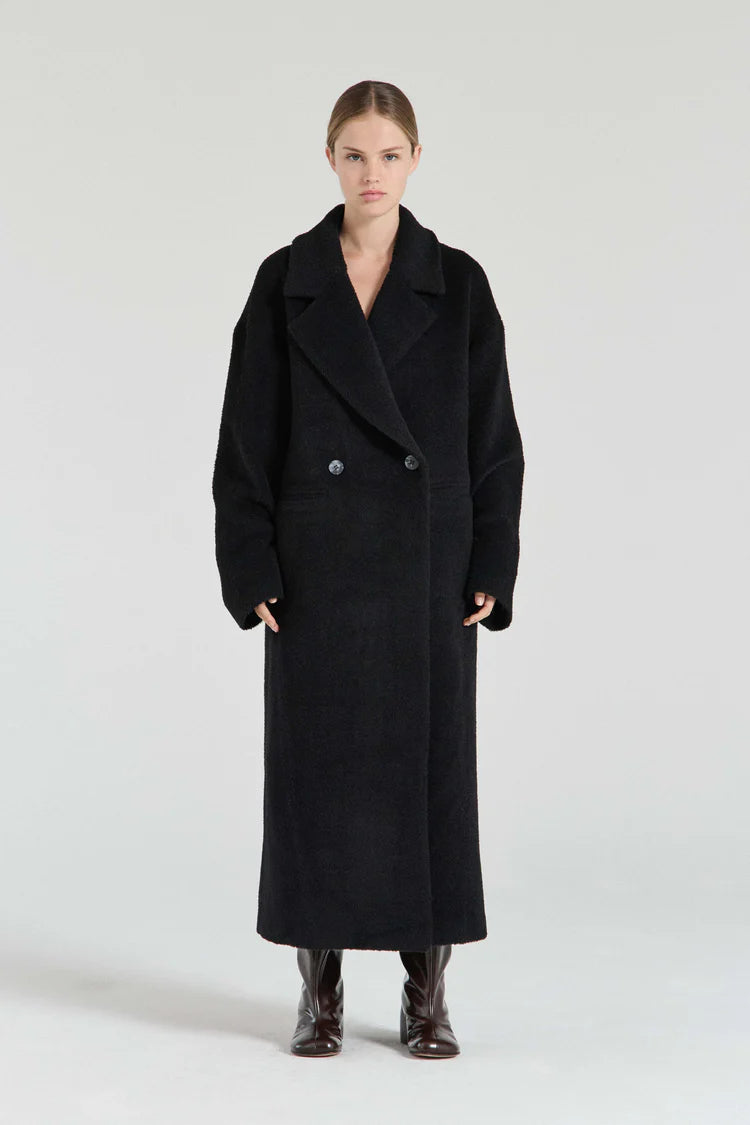 Friends with Frank Clementine Coat - Black