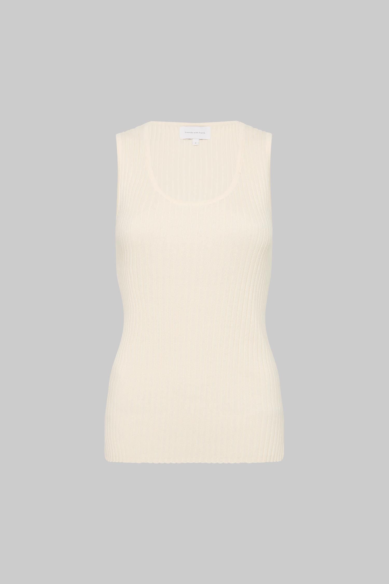 Friends with Frank Cleo Tank - Cream