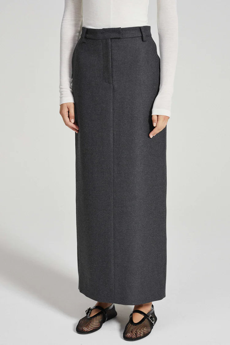 Friends with Frank Yvette Skirt - Charcoal