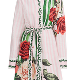 Aston Studio Demi Dress in Leaf Rose Multi