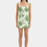 Sir Gardella Cut Out Mini Dress in Frisa Print