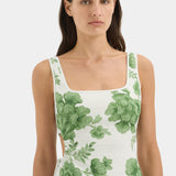 Sir Gardella Cut Out Mini Dress in Frisa Print