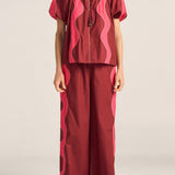 Ilio Nema Lybia Shirt in Pink and Red