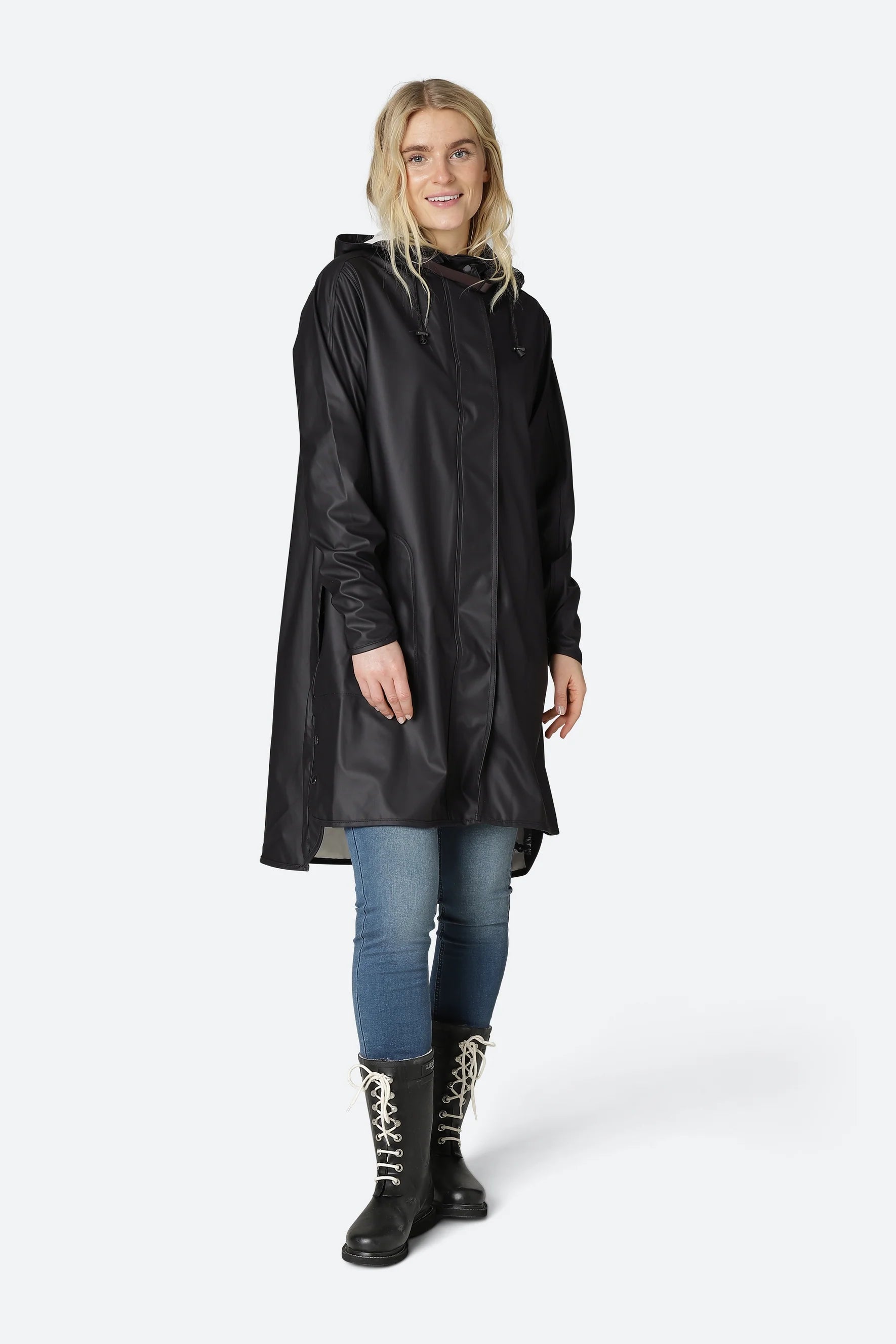 Ilse Jacobsen Raincoat - Black