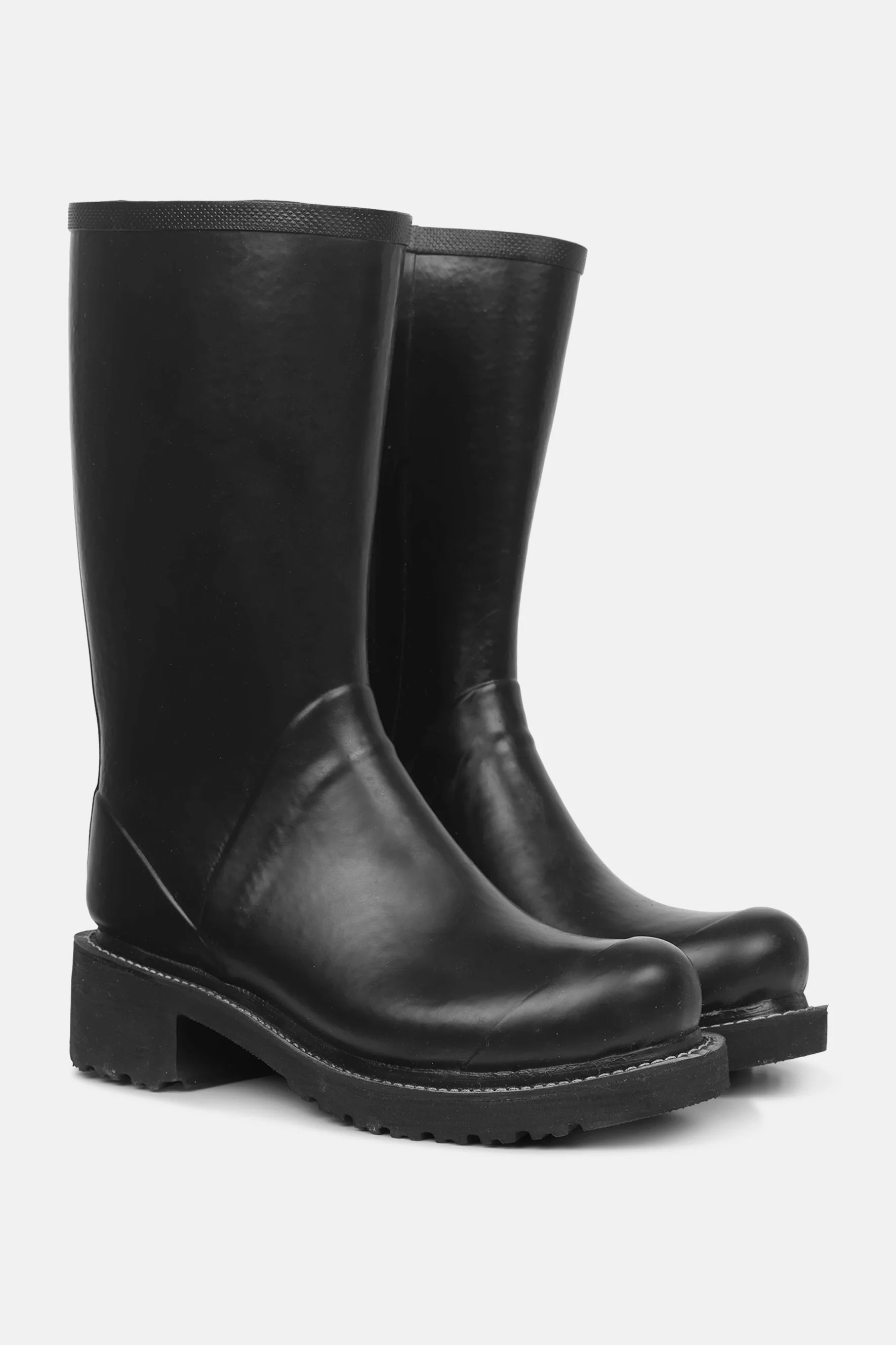 Ilse Jacobsen 3/4 Rubber Boots With Zip - Black