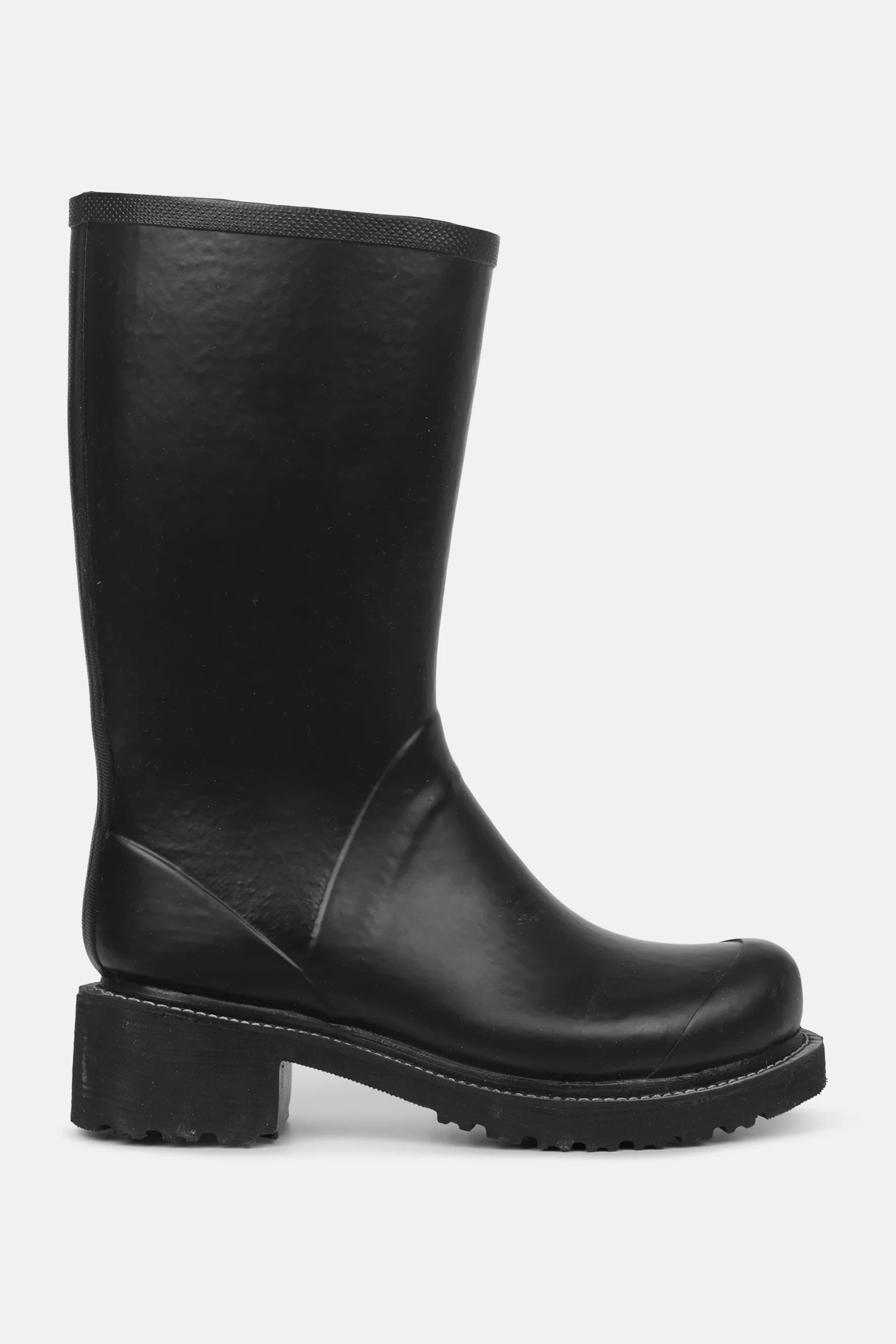 Ilse Jacobsen 3/4 Rubber Boots With Zip - Black