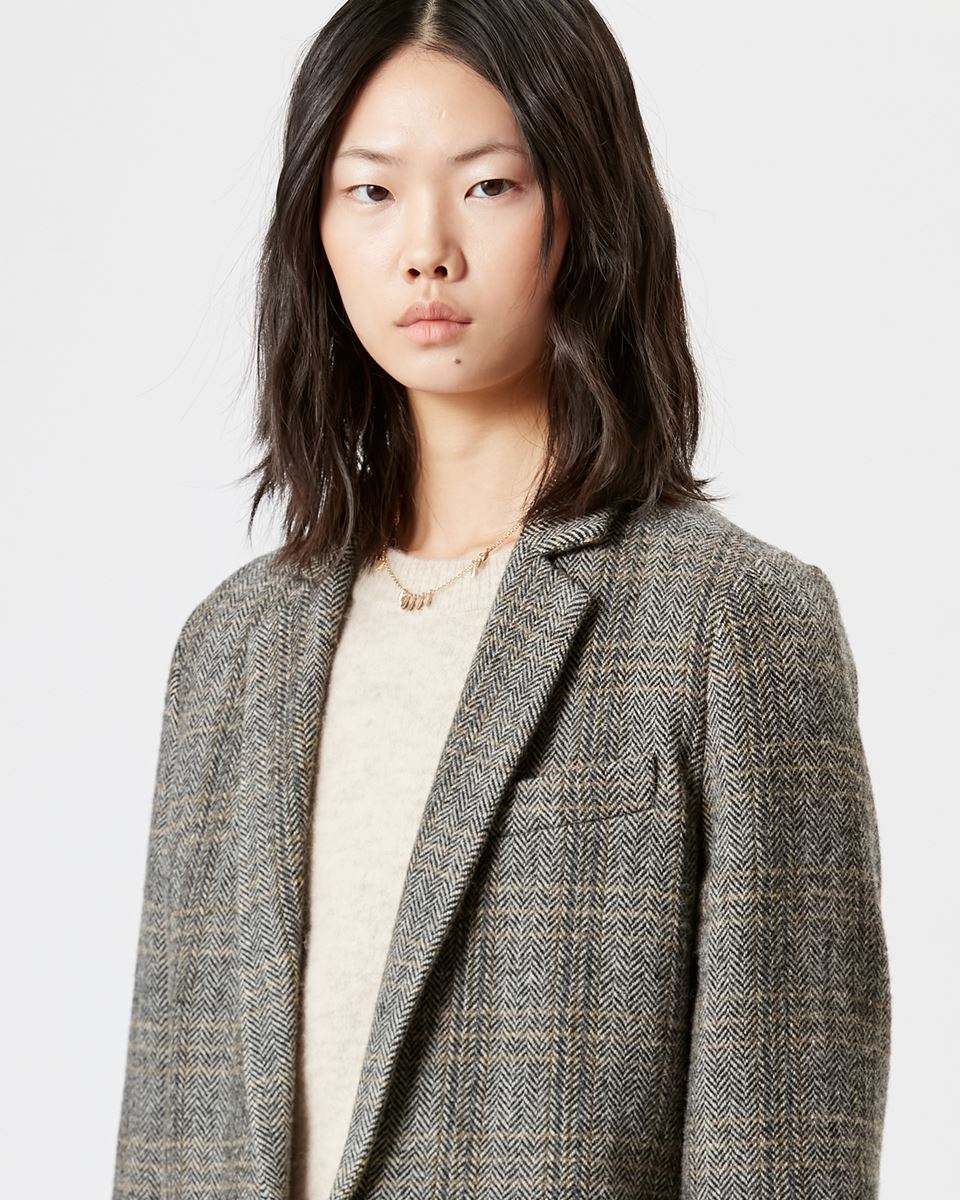 Isabel Marant Charlyne Wool Jacket - Beige