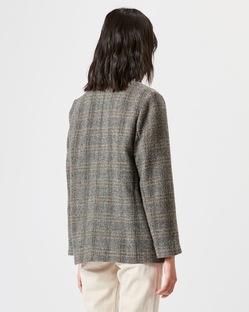 Isabel Marant Charlyne Wool Jacket - Beige | Denim Iniquity