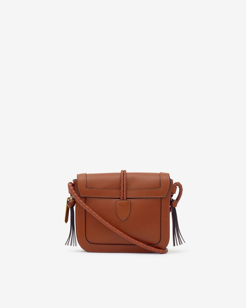 Isabel Marant Vigo Leather Flap Bag - Cognac