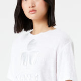 Zewel Tee | White and Silver