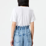 Zewel Tee | White and Silver