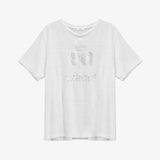 Zewel Tee | White and Silver