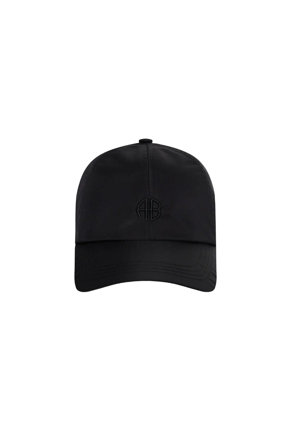 Anine Bing Jeremy Baseball Cap AB Nylon in Black