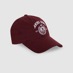 Anine Bing Jeremy Baseball Collegiate Cap in Fig - detail view