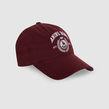 Anine Bing Jeremy Baseball Collegiate Cap in Fig - detail view