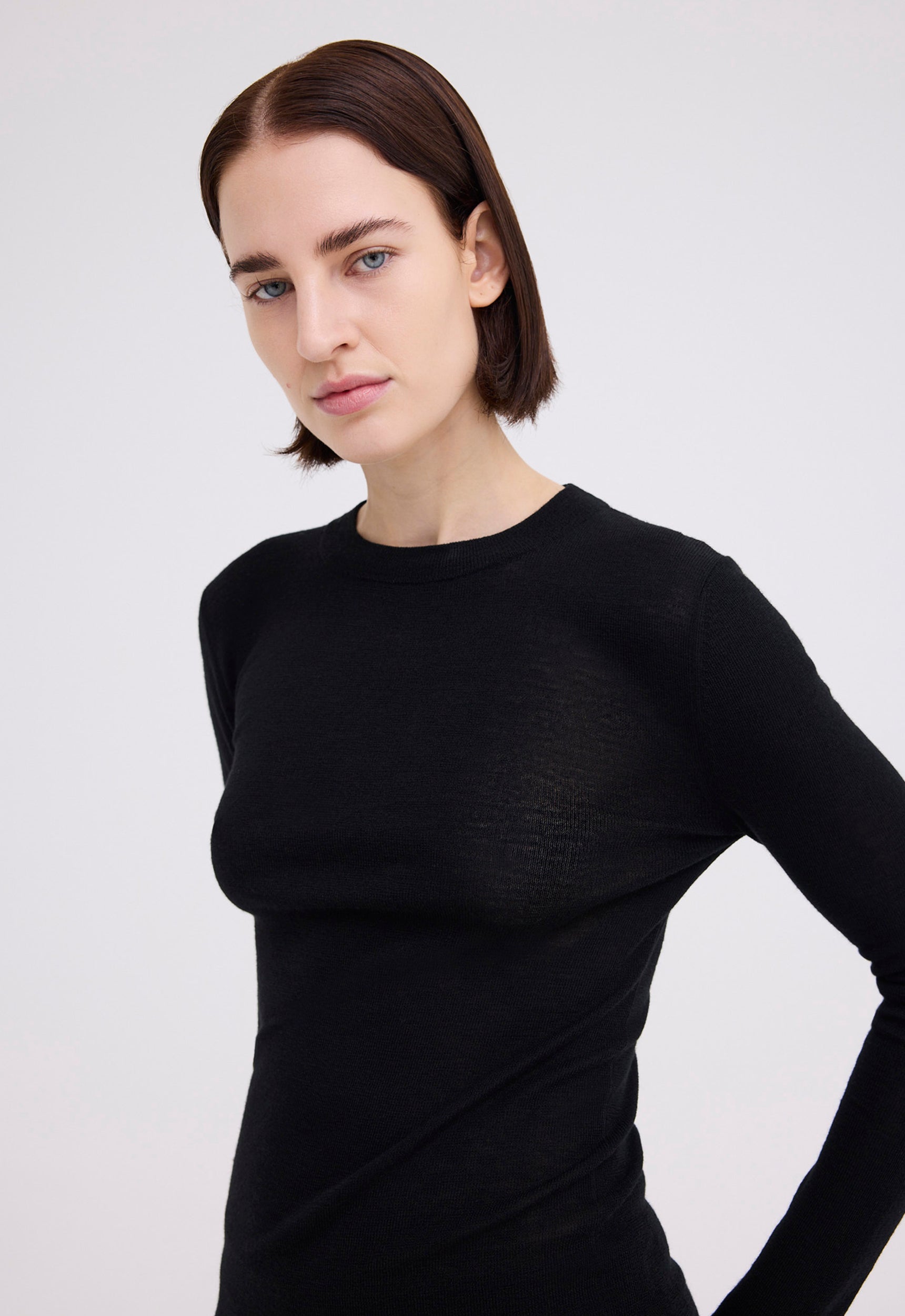 Clue Merino Wool Sweater | Black