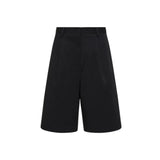Matteau Long Chino Short in Black