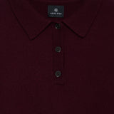 Anine Bing Lee Polo Sweater in Fig - styled look