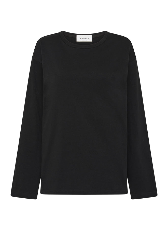 Matteau Long Sleeve Tee in Black