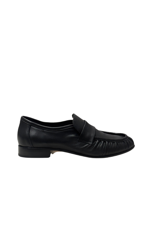 L'Eclisse x Denim Iniquity Loafer in Black Nappa