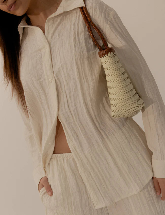 La Tribe Amelia Bag - Cream/Vintage Tan