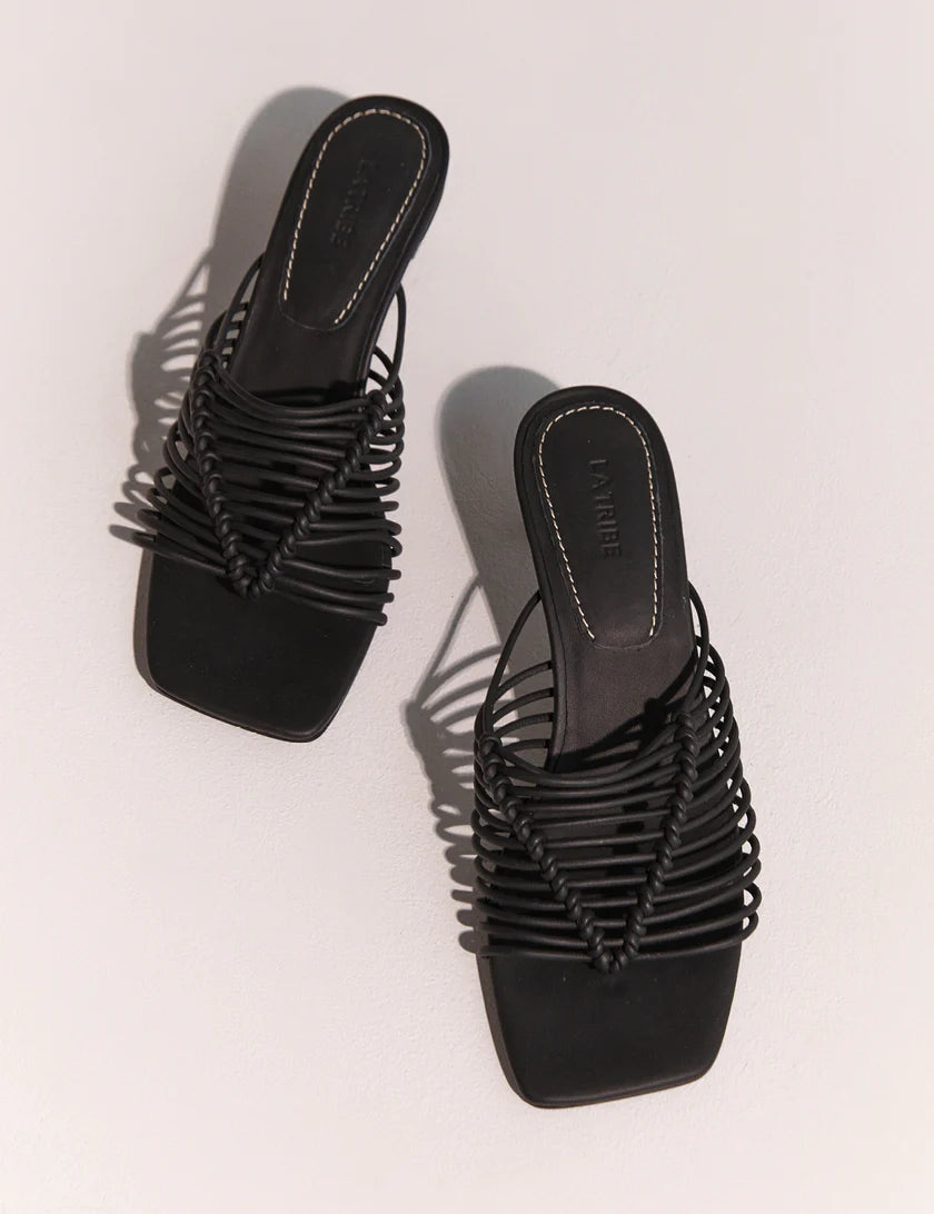 La Tribe Vivi Mule in  Black